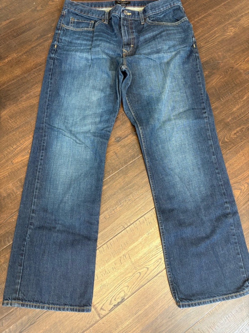 BANANA REPUBLIC Men’s 36/32 Classic Straight Leg Dark Wash Blue Jeans